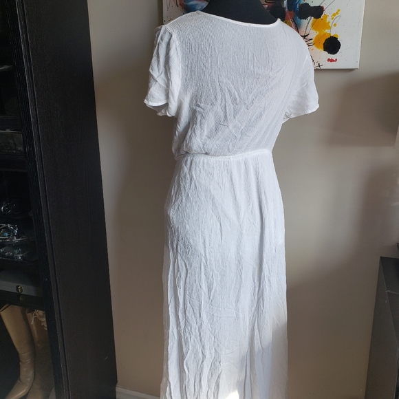 Womens size large white long romper fashion nova - Picture 3 of 4